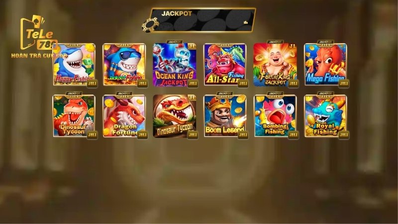 Nhà cái Tele789 có kho game bắn cá ăn tiền đa dạng & phong phú